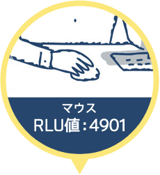 マウス RLU値：4901